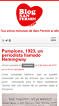 Mobile Screenshot of blogsanfermin.com